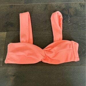Orange/coral bikini top